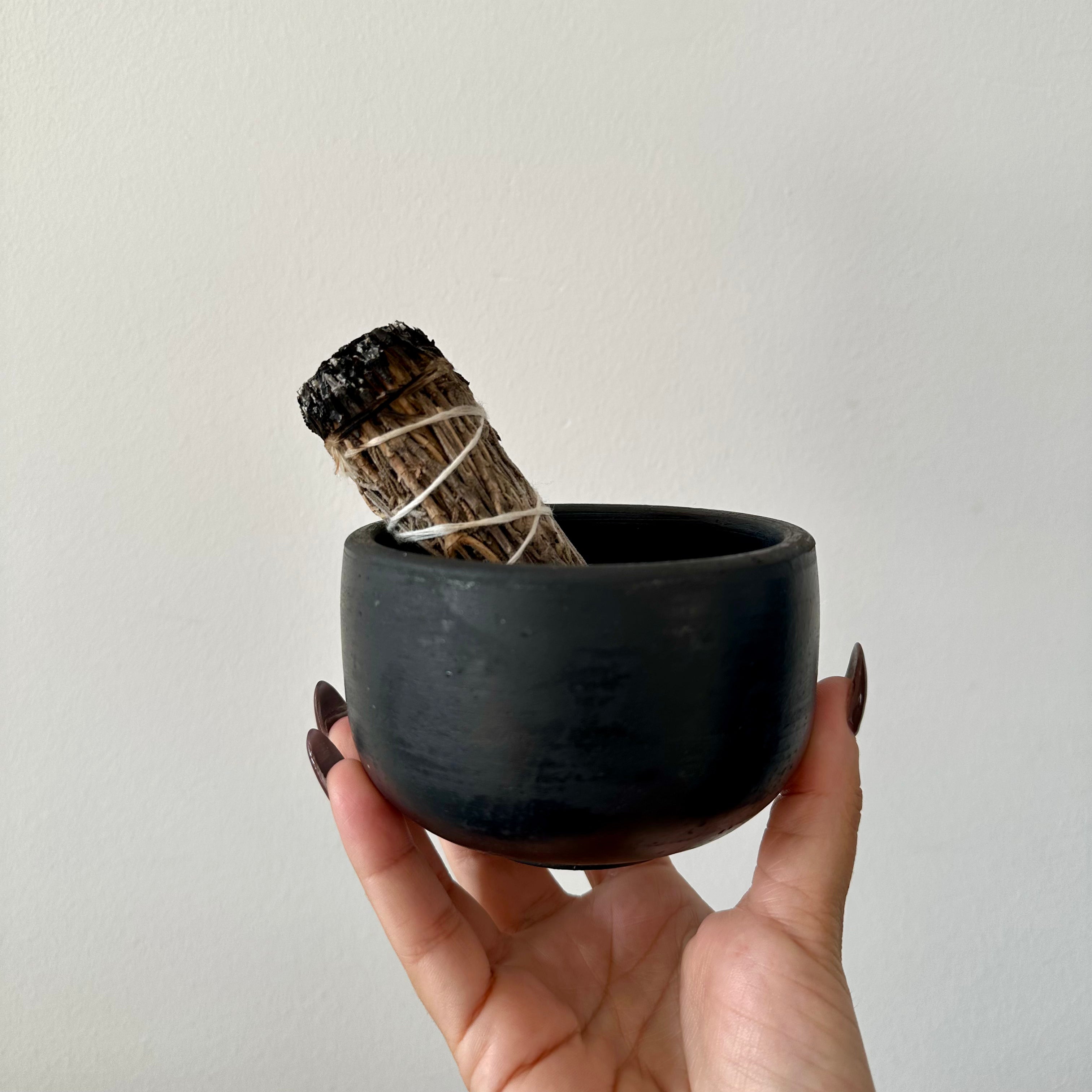 ceramic incense bowl.